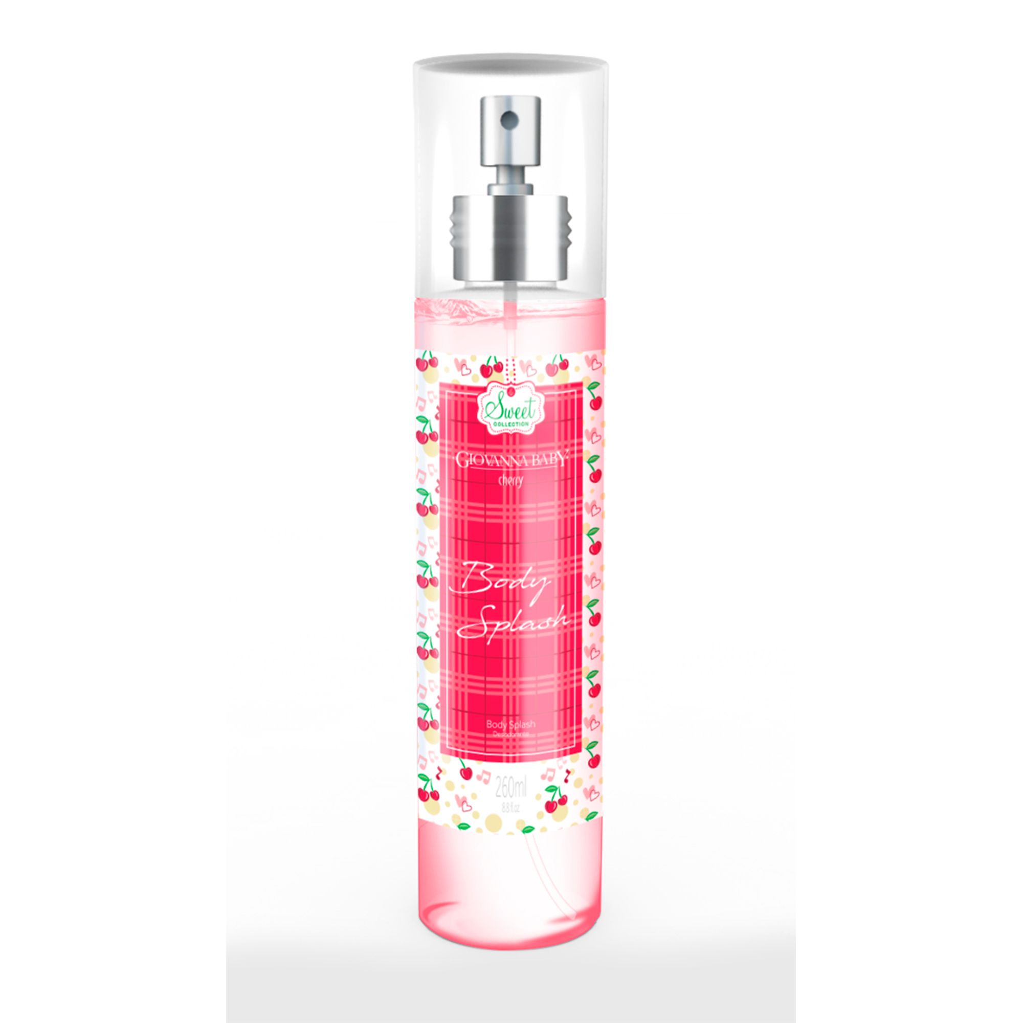 Body Splash Desodorante Giovanna Baby Cherry 260ml - belcosmeticos