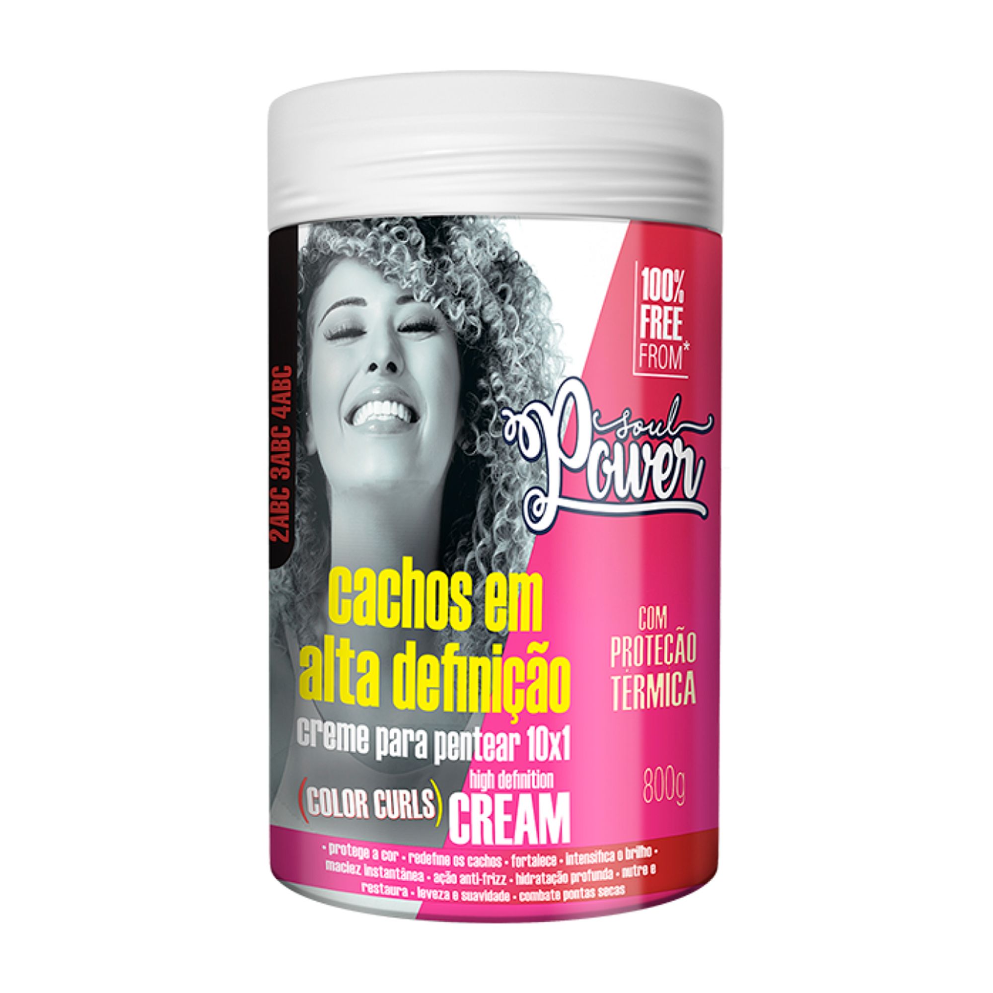 Creme De Pentear Soul Power Ondulado Creme De Pentear Hd Cream Color Curls 800G - Soul Power - belcosmeticos