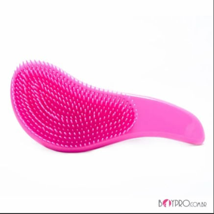 Escova Mágica de Desembaraçar Cabelo - Preta e Pink