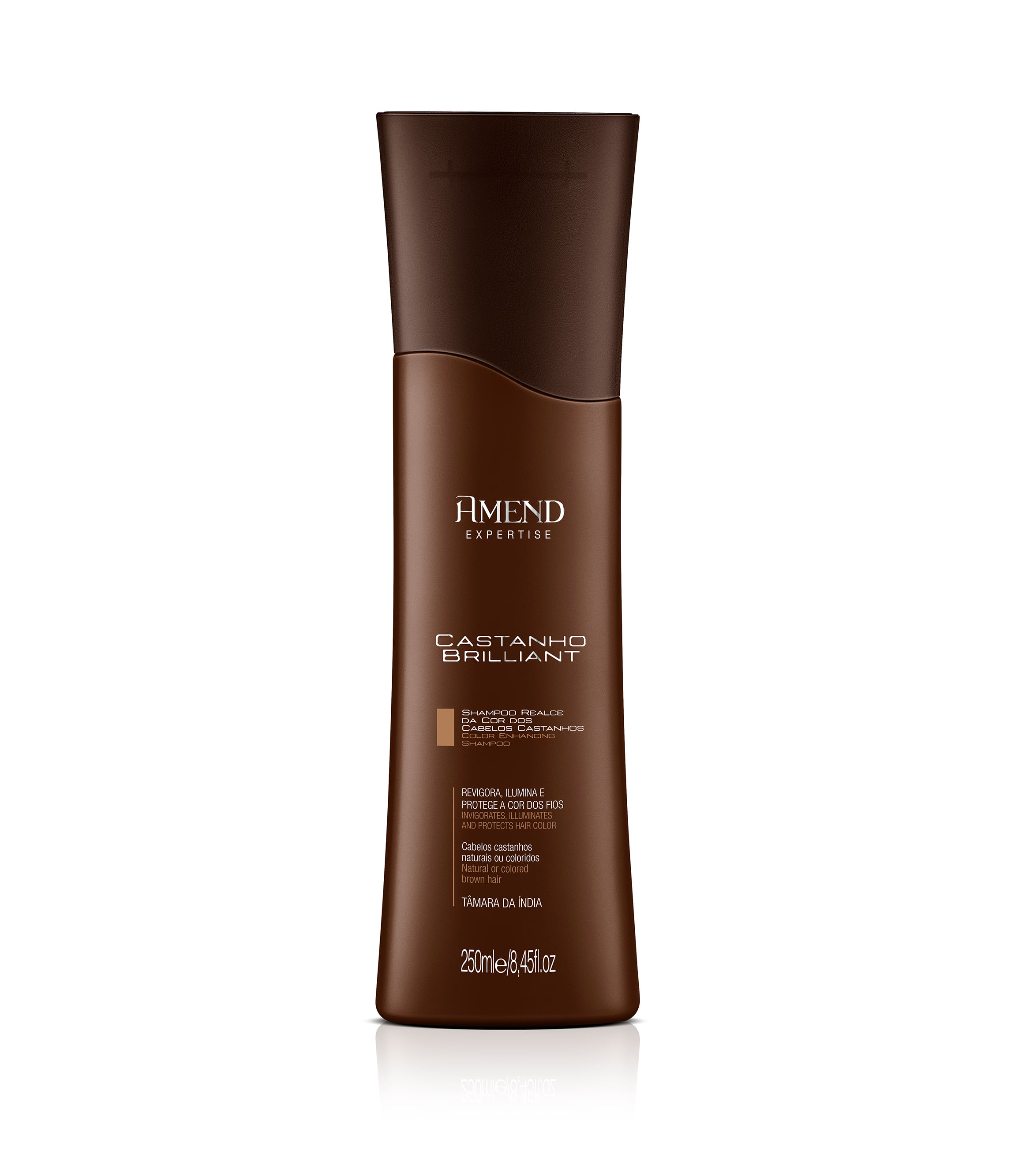 Shampoo Amend Realce da cor Castanho Brilliant 250ml